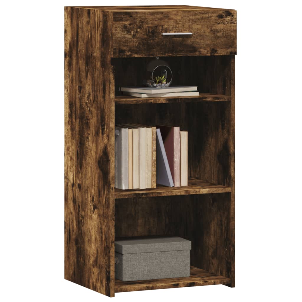 vidaXL Sideboard Smoked Oak 45x42.5x93 cm Engineered Wood 3