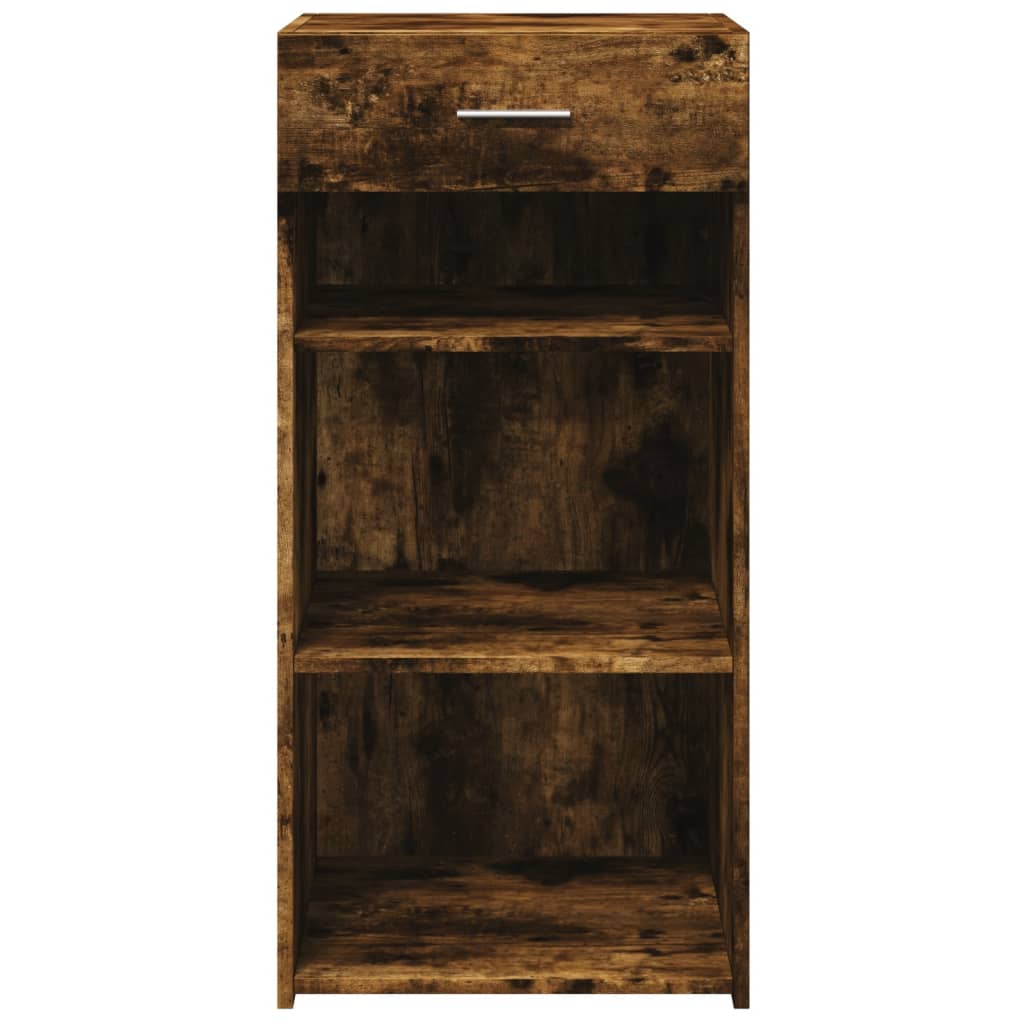 vidaXL Sideboard Smoked Oak 45x42.5x93 cm Engineered Wood 4