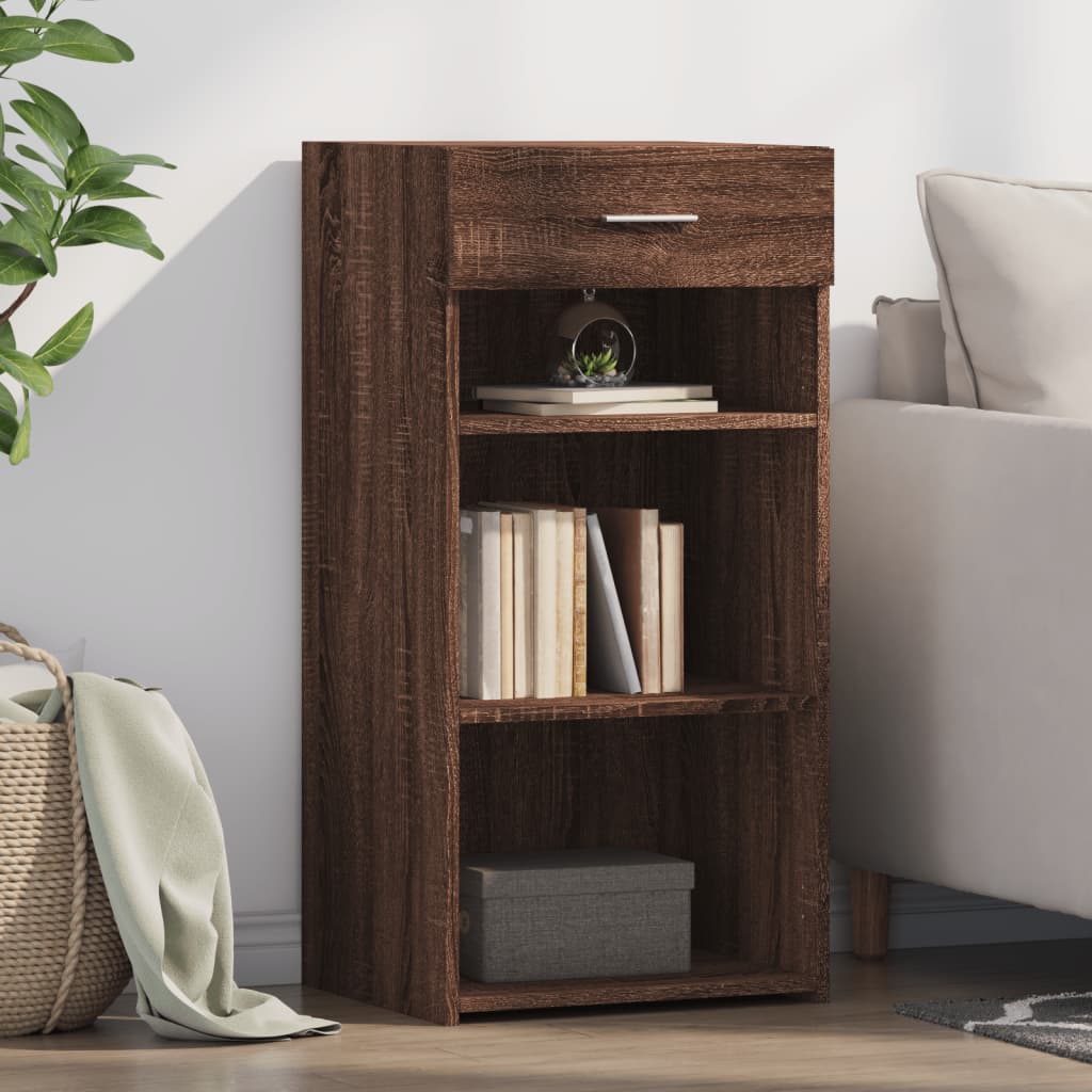 vidaXL Sideboard Brown Oak 45x42.5x93 cm Engineered Wood 1