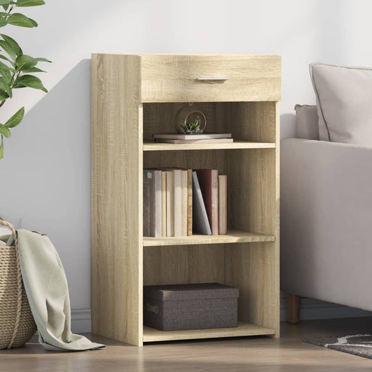 vidaXL Sideboard Sonoma Oak 50x42.5x93 cm Engineered Wood 1