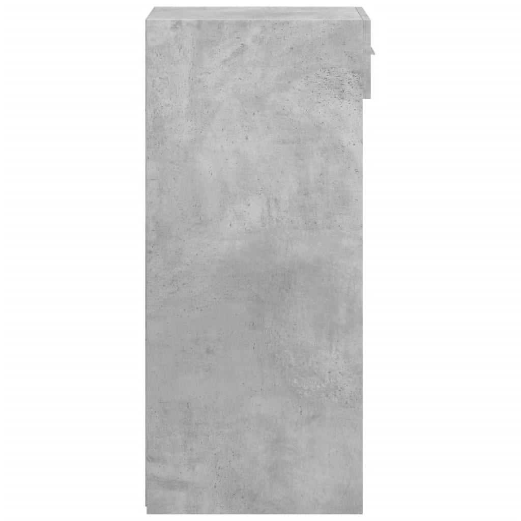 vidaXL Sideboard Concrete Grey 50x42.5x93 cm Engineered Wood 5