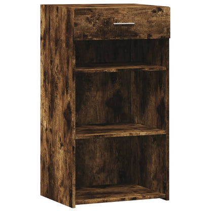 vidaXL Sideboard Smoked Oak 50x42.5x93 cm Engineered Wood 2