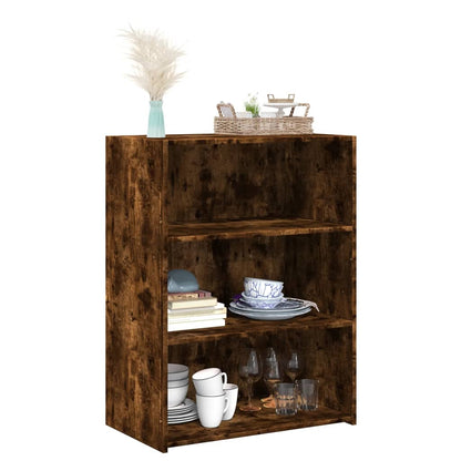 vidaXL Sideboard Smoked Oak 70x41x93 cm Engineered Wood 3