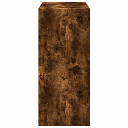 vidaXL Sideboard Smoked Oak 70x41x93 cm Engineered Wood 5