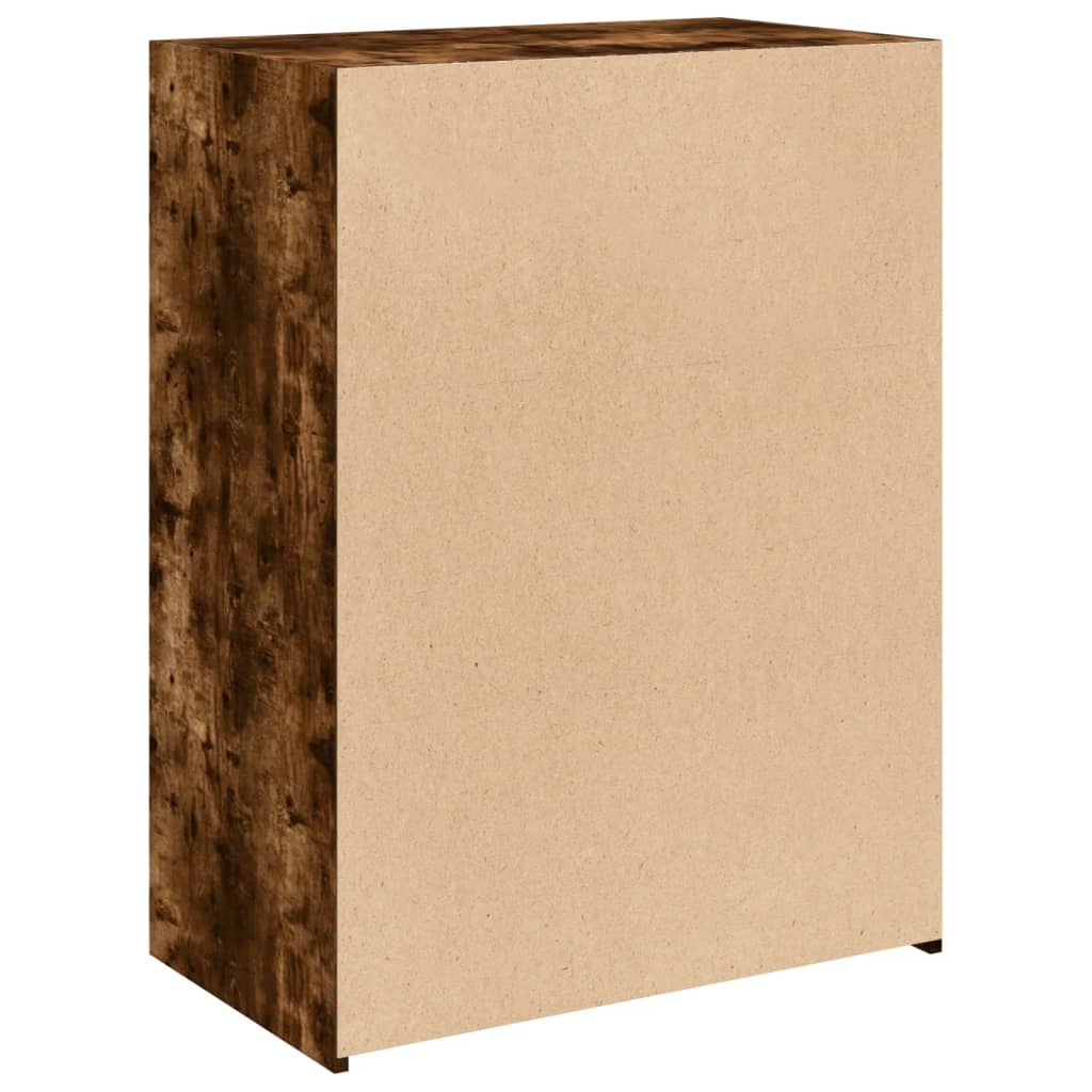 vidaXL Sideboard Smoked Oak 70x41x93 cm Engineered Wood 6