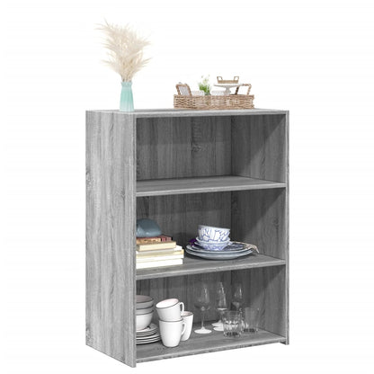 vidaXL Sideboard Grey Sonoma 70x41x93 cm Engineered Wood 3