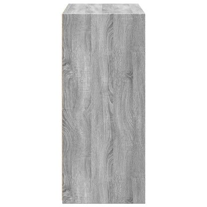vidaXL Sideboard Grey Sonoma 70x41x93 cm Engineered Wood 5
