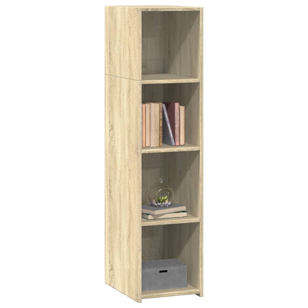 vidaXL Highboard Sonoma Oak 30x41x124 cm Engineered Wood 3