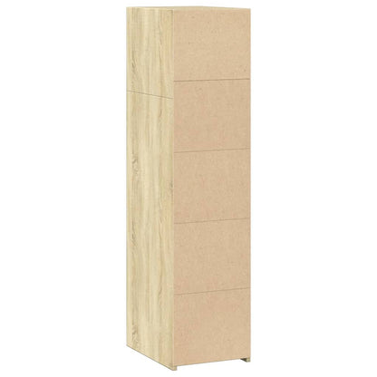 vidaXL Highboard Sonoma Oak 30x41x124 cm Engineered Wood 6