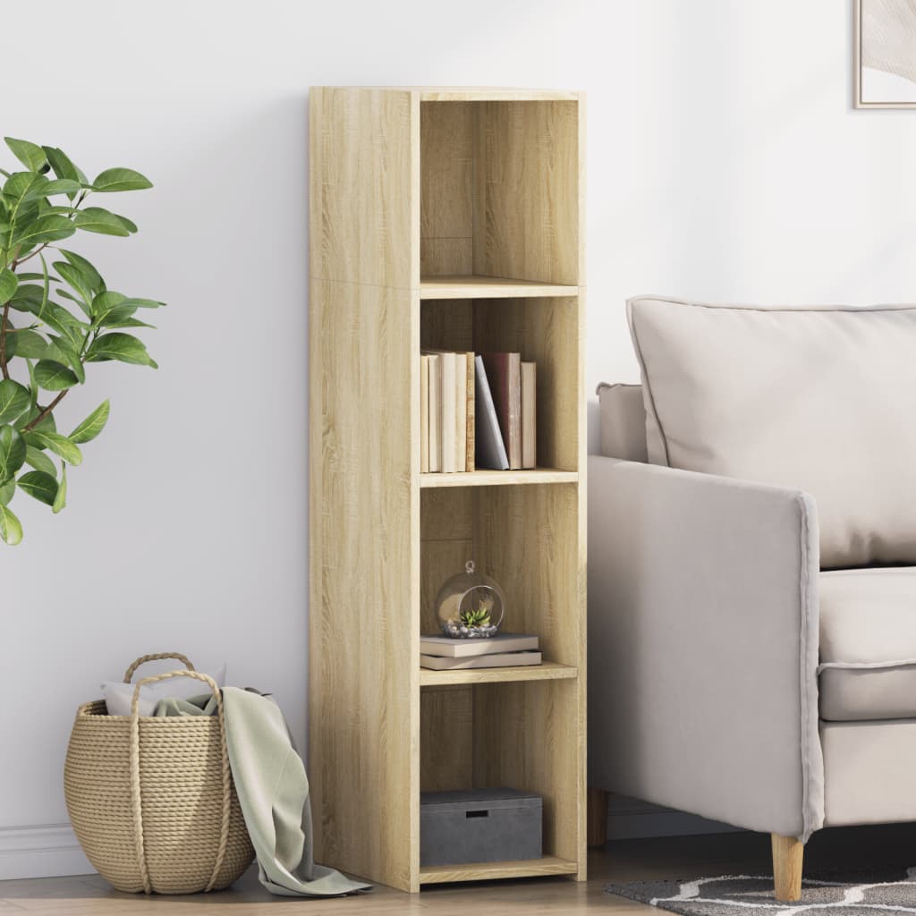 vidaXL Highboard Sonoma Oak 30x41x124 cm Engineered Wood 1