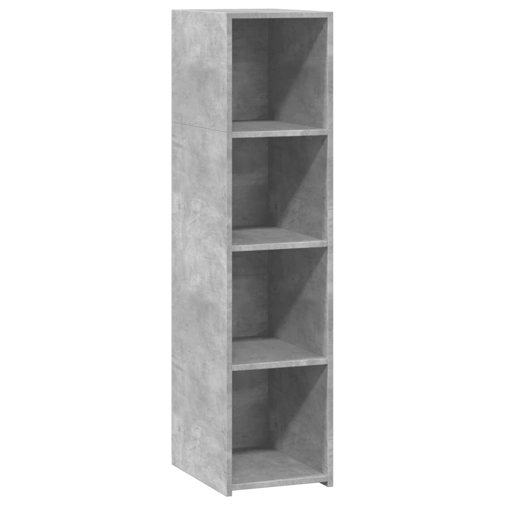 vidaXL Highboard Concrete Grey 30x41x124 cm Engineered Wood 2