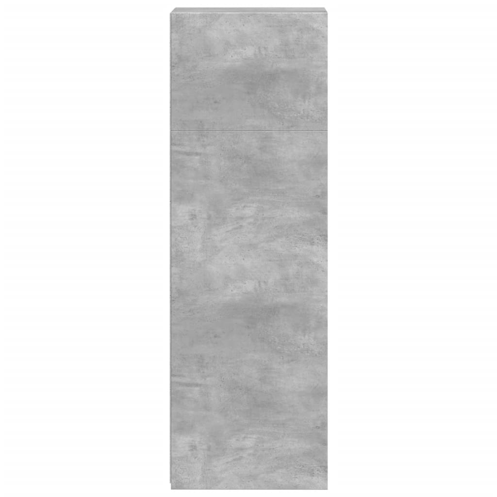 vidaXL Highboard Concrete Grey 30x41x124 cm Engineered Wood 5