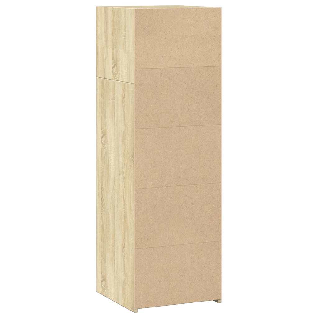 vidaXL Highboard Sonoma Oak 40x41x124 cm Engineered Wood 6