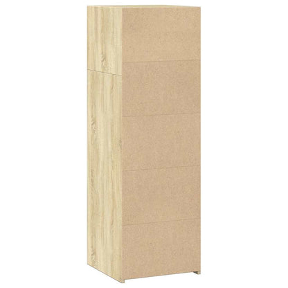 vidaXL Highboard Sonoma Oak 40x41x124 cm Engineered Wood 6