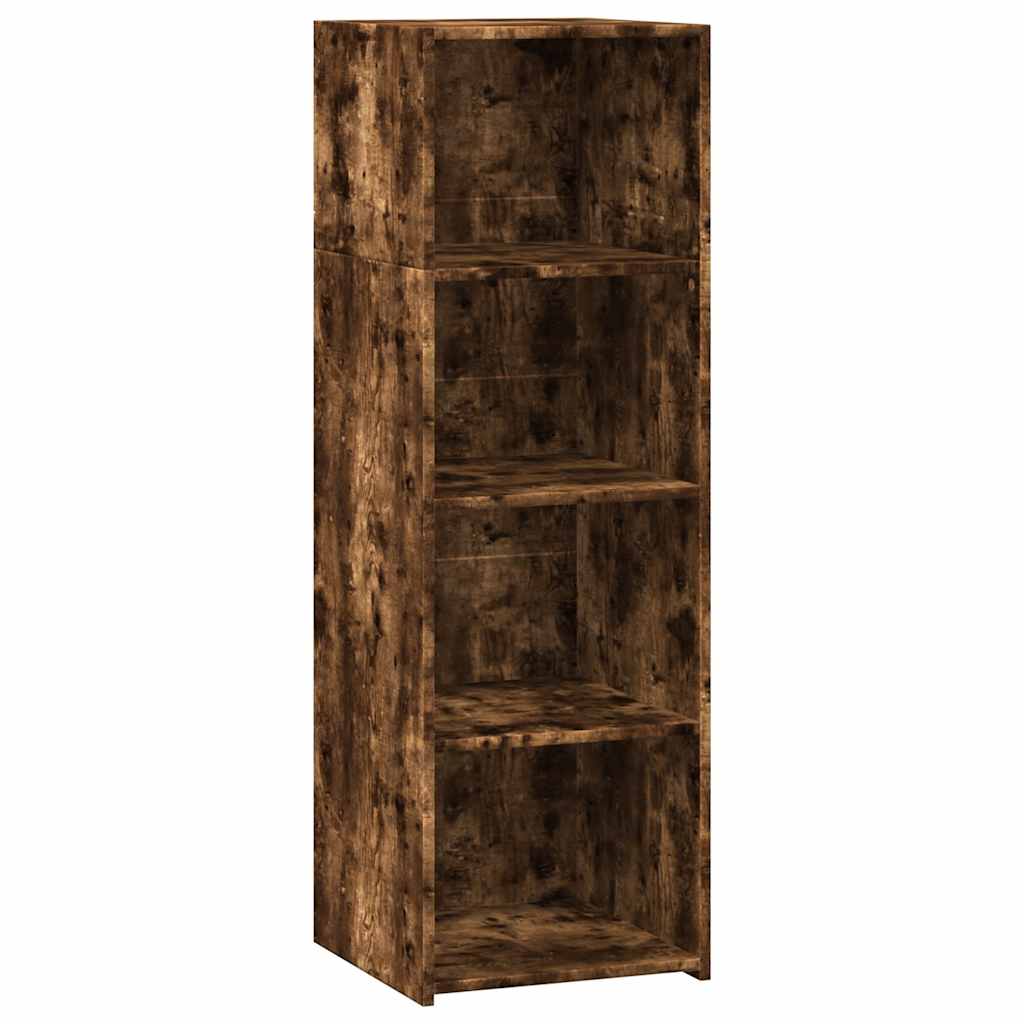 vidaXL Highboard Smoked Oak 40x41x124 cm Engineered Wood 2