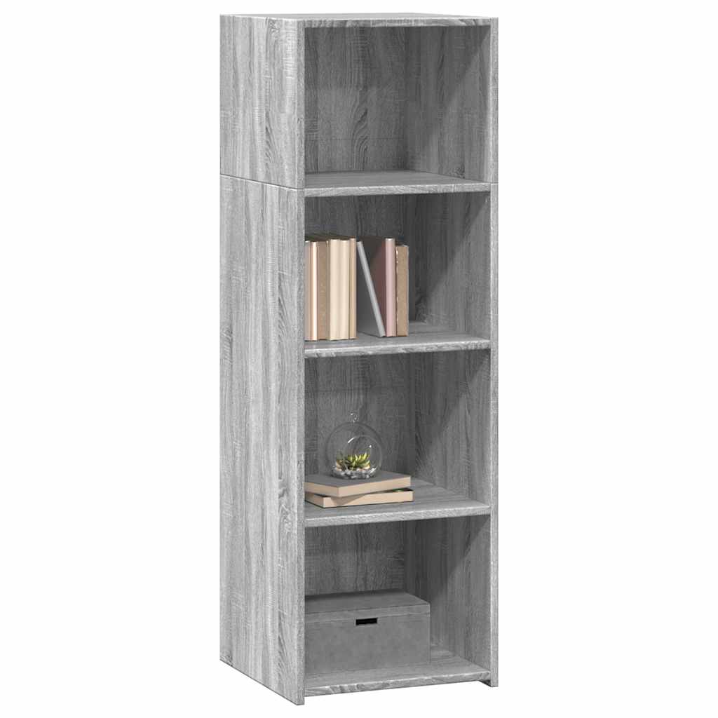 vidaXL Highboard Grey Sonoma 40x41x124 cm Engineered Wood 3