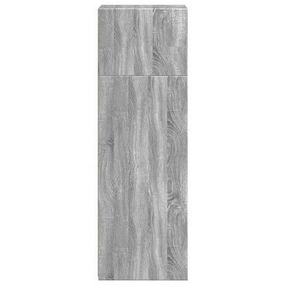 vidaXL Highboard Grey Sonoma 40x41x124 cm Engineered Wood 5