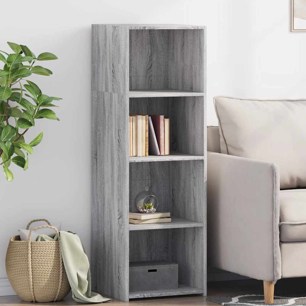 vidaXL Highboard Grey Sonoma 40x41x124 cm Engineered Wood 1
