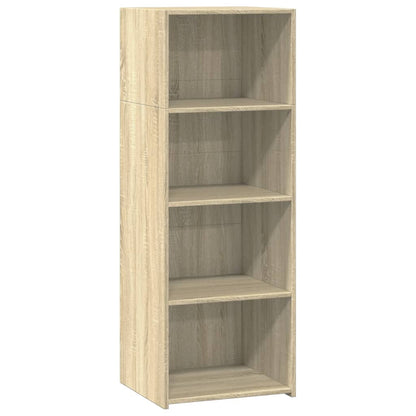 vidaXL Highboard Sonoma Oak 45x41x124 cm Engineered Wood 2