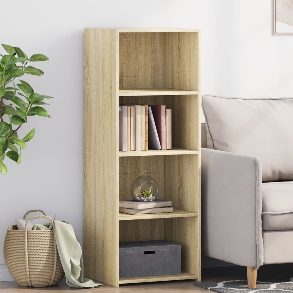 vidaXL Highboard Sonoma Oak 45x41x124 cm Engineered Wood 1