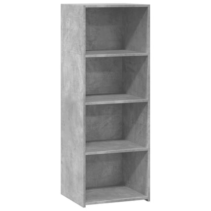 vidaXL Highboard Concrete Grey 45x41x124 cm Engineered Wood 2