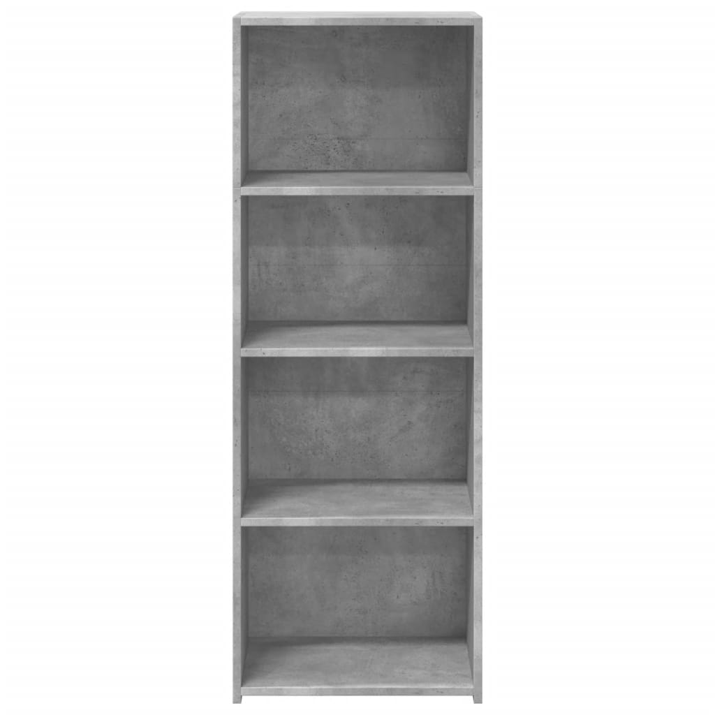 vidaXL Highboard Concrete Grey 45x41x124 cm Engineered Wood 4
