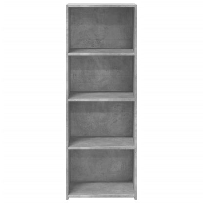 vidaXL Highboard Concrete Grey 45x41x124 cm Engineered Wood 4