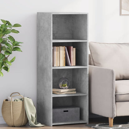 vidaXL Highboard Concrete Grey 45x41x124 cm Engineered Wood 1