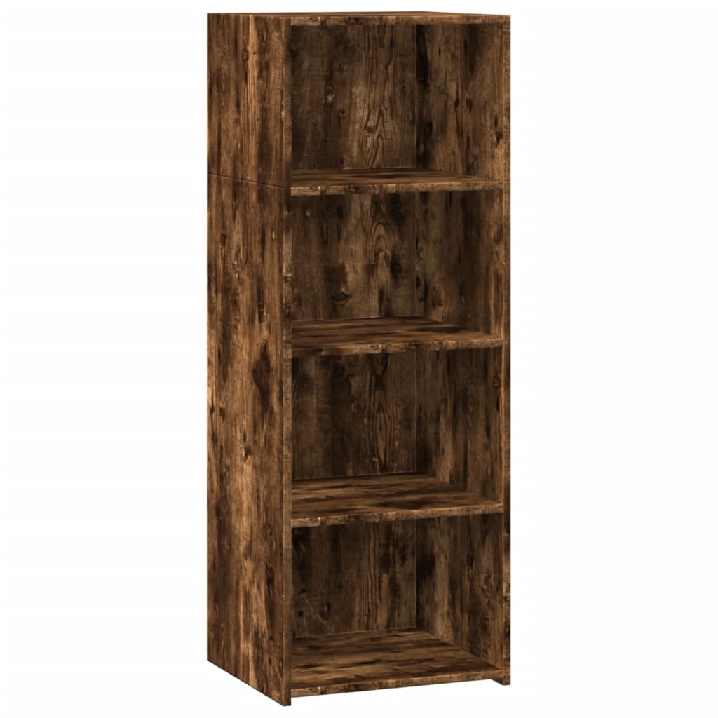 vidaXL Highboard Smoked Oak 45x41x124 cm Engineered Wood 2
