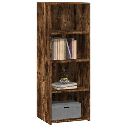 vidaXL Highboard Smoked Oak 45x41x124 cm Engineered Wood 3
