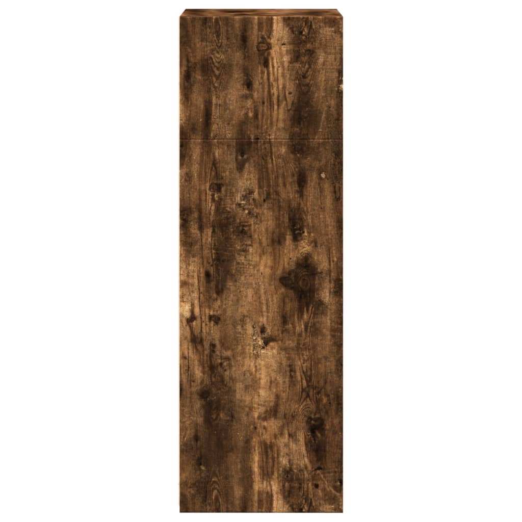 vidaXL Highboard Smoked Oak 45x41x124 cm Engineered Wood 5