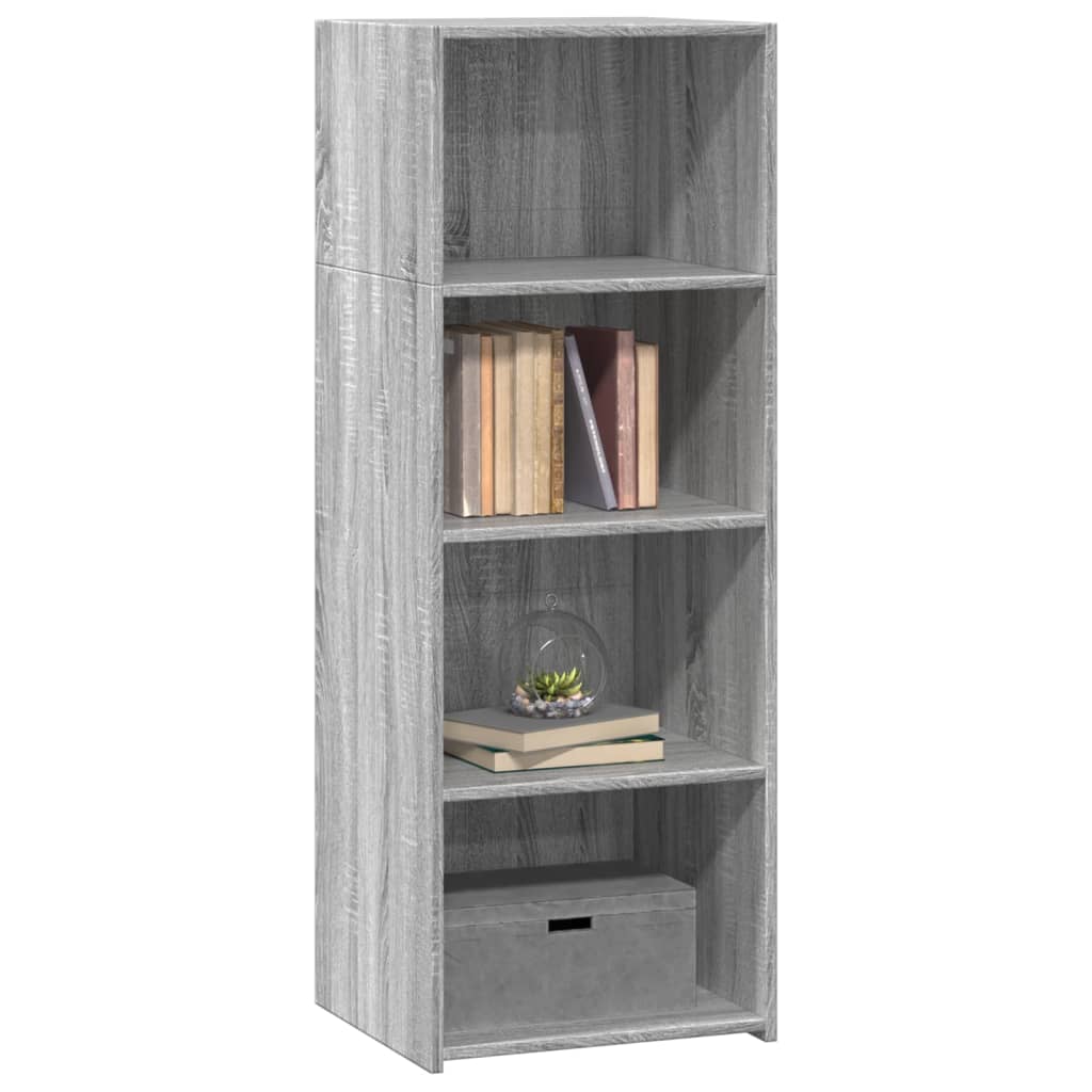 vidaXL Highboard Grey Sonoma 45x41x124 cm Engineered Wood 3