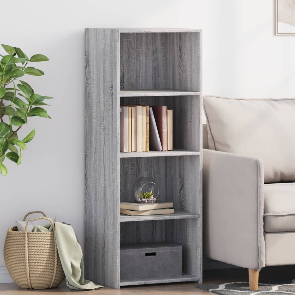 vidaXL Highboard Grey Sonoma 45x41x124 cm Engineered Wood 1