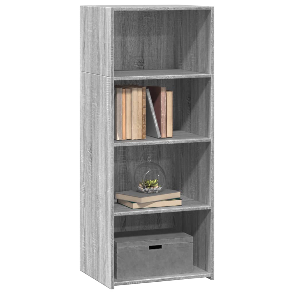 vidaXL Highboard Grey Sonoma 50x41x124 cm Engineered Wood 3
