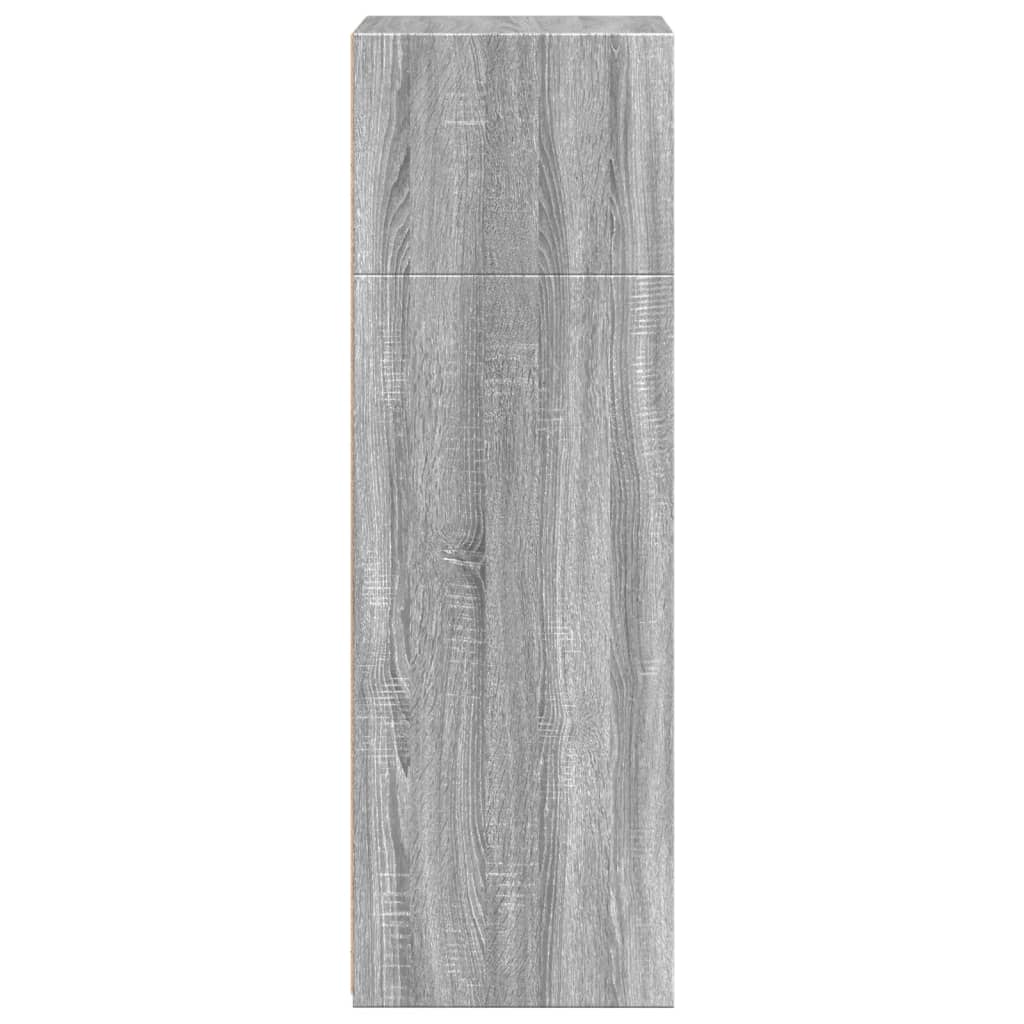 vidaXL Highboard Grey Sonoma 50x41x124 cm Engineered Wood 5