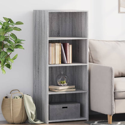 vidaXL Highboard Grey Sonoma 50x41x124 cm Engineered Wood 1