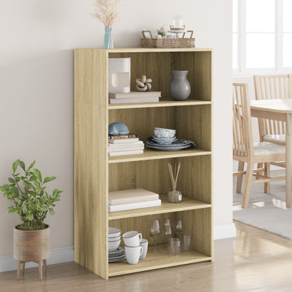 Highboard 70x41x124 cm Engineered Wood Sonoma oak