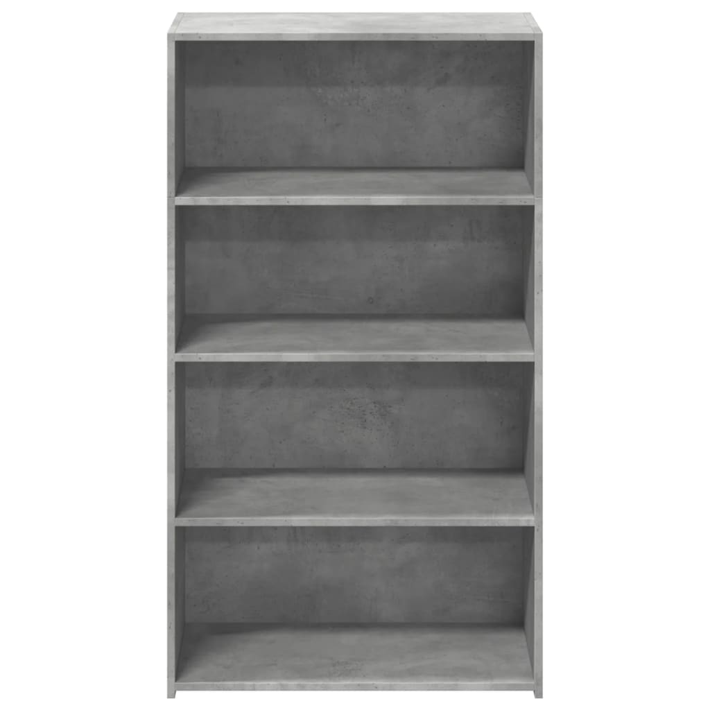 vidaXL Highboard Concrete Grey 70x41x124 cm Engineered Wood 4