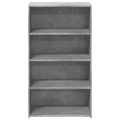 vidaXL Highboard Concrete Grey 70x41x124 cm Engineered Wood 4