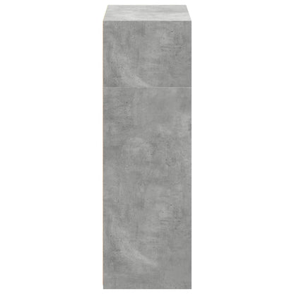 vidaXL Highboard Concrete Grey 70x41x124 cm Engineered Wood 5