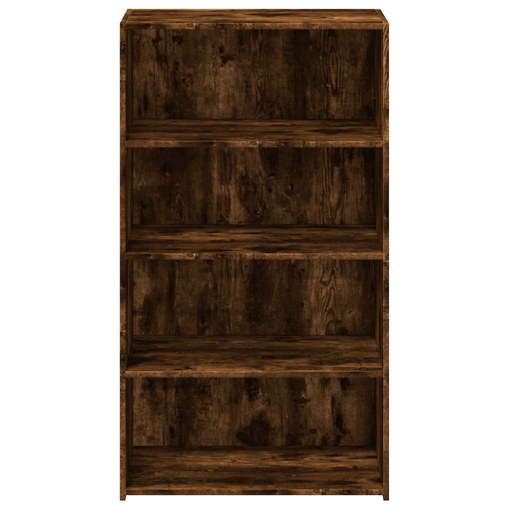 vidaXL Highboard Smoked Oak 70x41x124 cm Engineered Wood 4