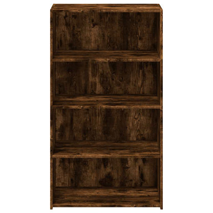 vidaXL Highboard Smoked Oak 70x41x124 cm Engineered Wood 4