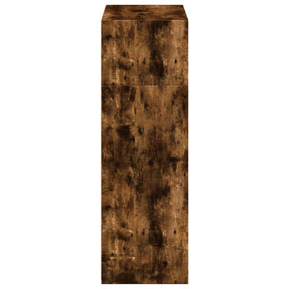 vidaXL Highboard Smoked Oak 70x41x124 cm Engineered Wood 5