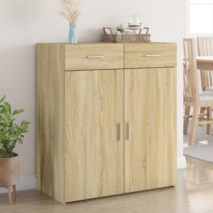 Sideboard 80x42,5x93 cm Engineered Wood Sonoma oak 80 x 42.5 x 93 cm
