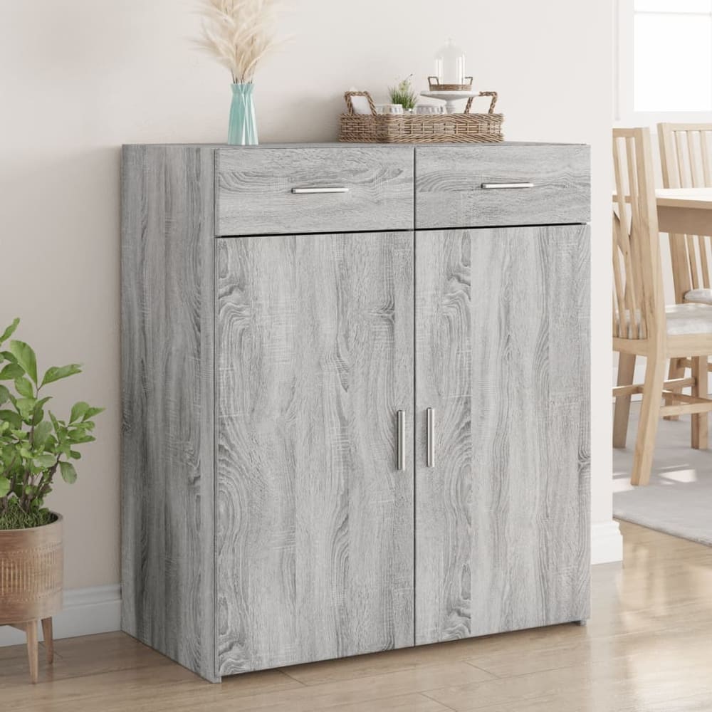 Sideboard 80x42,5x93 cm Engineered Wood Grey sonoma 80 x 42.5 x 93 cm