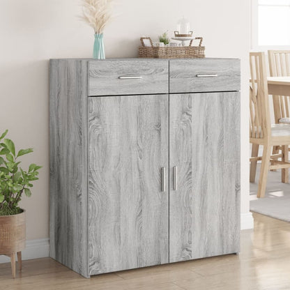 Sideboard 80x42,5x93 cm Engineered Wood Grey sonoma 80 x 42.5 x 93 cm