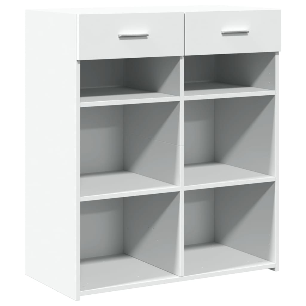vidaXL Sideboard White 80x42.5x93 cm Engineered Wood 2