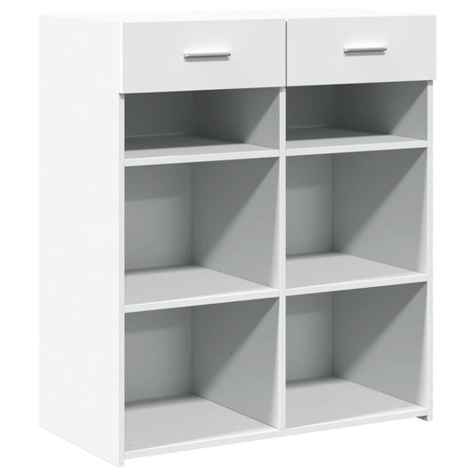 vidaXL Sideboard White 80x42.5x93 cm Engineered Wood 2
