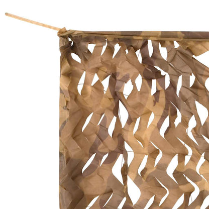 vidaXL Camouflage Net with Storage Bag 844x429 cm Sand 6