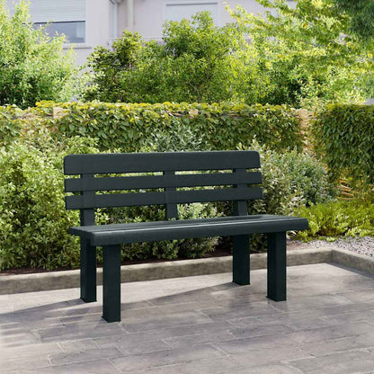 vidaXL Garden Bench Green 110x52x71 cm Polypropylene 3
